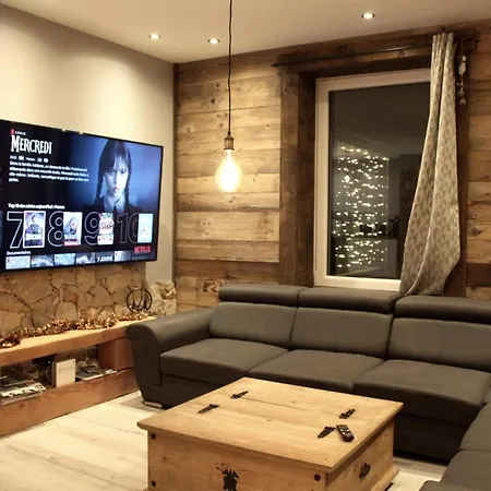 Chalet Le Joli Bois 12 Personnes Spa Sauna Billard Petanque Vakantiehuis *